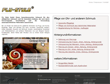 Tablet Screenshot of fly-style.com